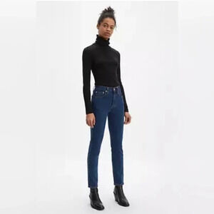 Levi's 510 Skinny Jeans Womens 30 x 30 20 R Blue Denim Dark Wash NWOT